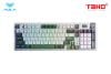 BÀN PHÍM CƠ GAMING AULA S98 PRO 3 MODE (Phiên bản Xanh lá + trắng/ Greywood V4 switch)