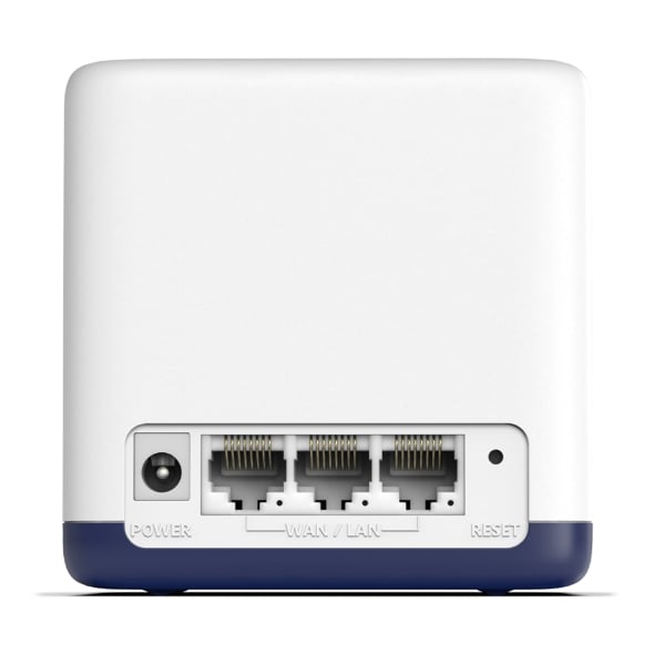Mesh Wifi MERCUSYS Halo H50G 2 Pack AC1900 ( 2 băng tần, 3 cổng 1Gbps, 350m²)