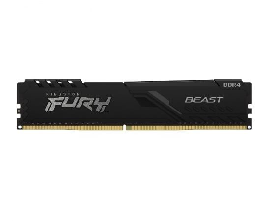 Ram PC Kingston Fury Beast Black 8GB 3200MHz DDR4 KF432C16BB/8