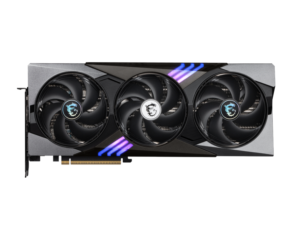 Card màn hình MSI RTX 5080 Gaming Trio OC 16GB GDDR7 góc nghiêng