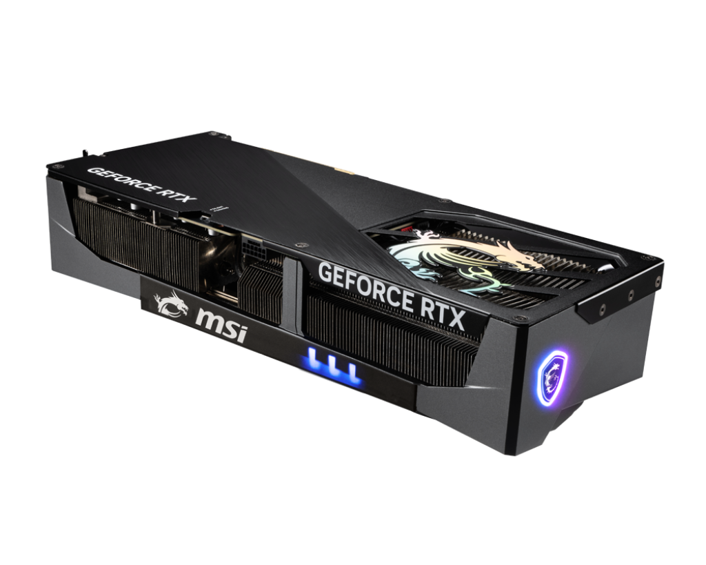 Card màn hình MSI RTX 5090 Gaming Trio OC 32GB GDDR6 mặt sau