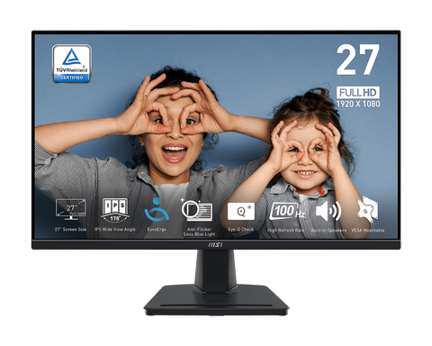 Màn hình MSI PRO MP275 27 inch IPS/FHD/1ms/100Hz/Phẳng