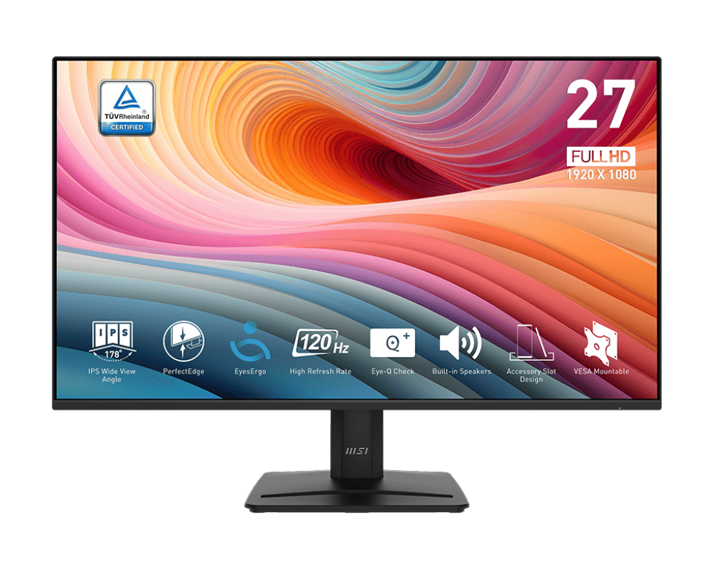 Màn hình MSI PRO MP275 E2 27 inch IPS/FHD/1ms/120Hz/Phẳng