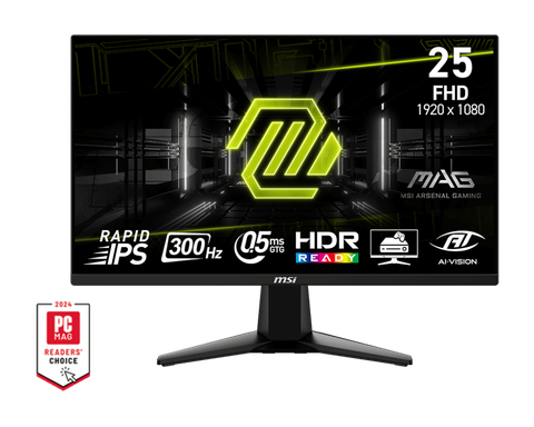 Màn hình Gaming MSI MAG 255XF 25 INCH Rapid IPS/FHD/0.5ms/300Hz/Phẳng