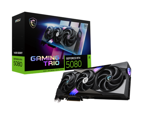 Card màn hình MSI RTX 5080 Gaming Trio OC 16GB GDDR6