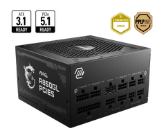 Nguồn MSI MAG A850GL PCIe5 MAG-A850GL-PCIE5 850W 80 Plus Gold