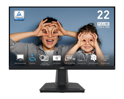 Màn hình MSI PRO MP225V 22 inch VA/FHD/1ms/100Hz/Phẳng