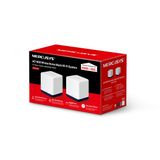 Mesh Wifi MERCUSYS Halo H50G 2 Pack AC1900 ( 2 băng tần, 3 cổng 1Gbps, 350m²)