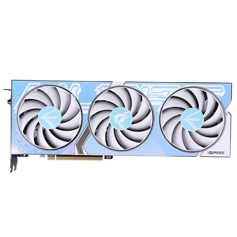 Colorful iGame RTX 4070 Super Ultra W OC-V 12GB GDDR6X Card màn hình Colorful iGame RTX 4070 Super Ultra W OC-V 12GB GDDR6X góc nghiêng