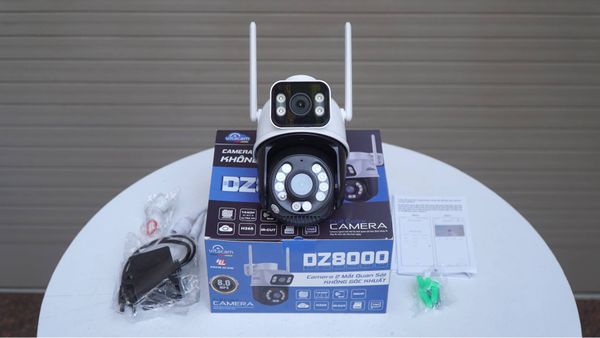CAMERA 2 MẮT VITACAM DZ8000 KHÔNG GÓC KHUẤT 8.0 MP