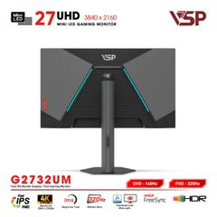 Màn hình VSP Mini-Led Vision Pro G2732UM (27 inch/4K UHD 160Hz - FHD 320Hz /1ms/Adpter Sync)
