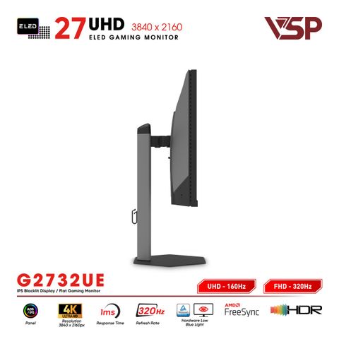 Màn hình VSP Vision Pro G2732UE (27inch/4K/IPS/10bit/320Hz/1ms/FreeSync)