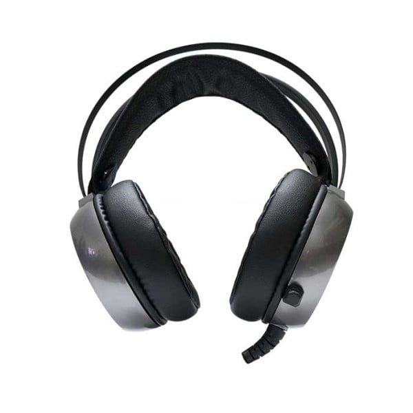 Tai nghe XIBERIA V15 7.1 Grey RGB | Xám Đen, RGB, Virtual 7.1, OverEar