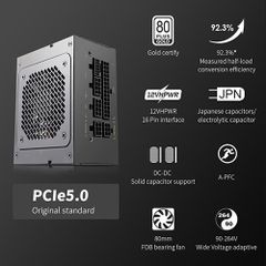 Nguồn Segotep KL-M750G SFX 750W 80 Plus Gold Đen