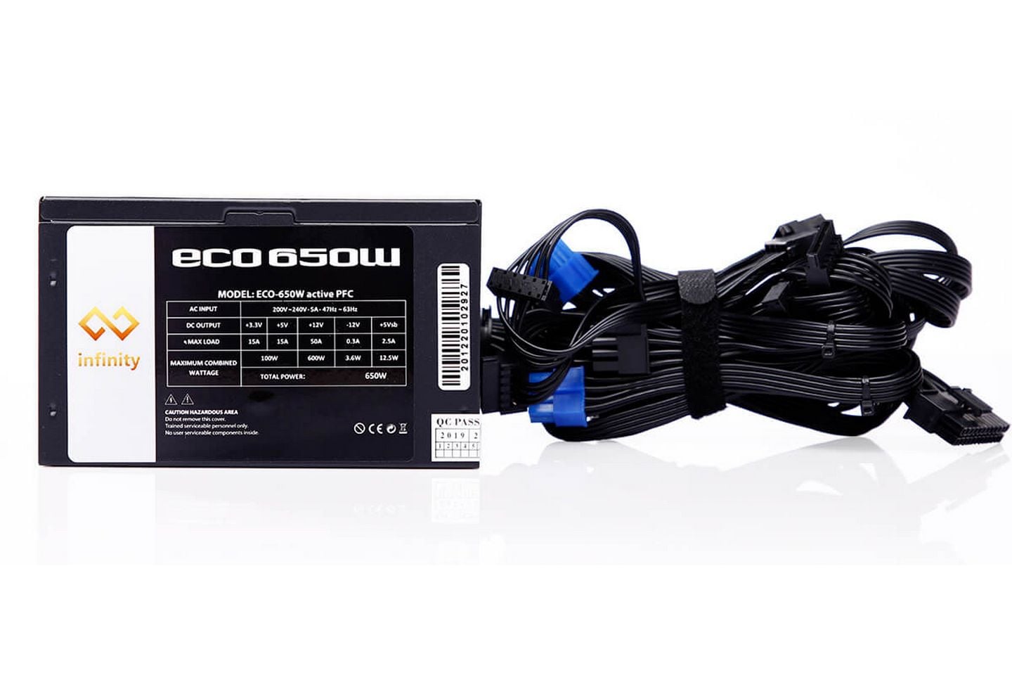 Nguồn Infinity ECO 650W 80 Plus