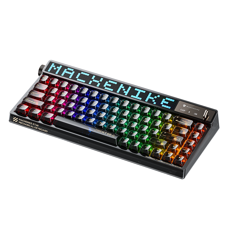 Phím Cơ Machenike KT68 Pro (North Pole Switch Đen) Không Dây