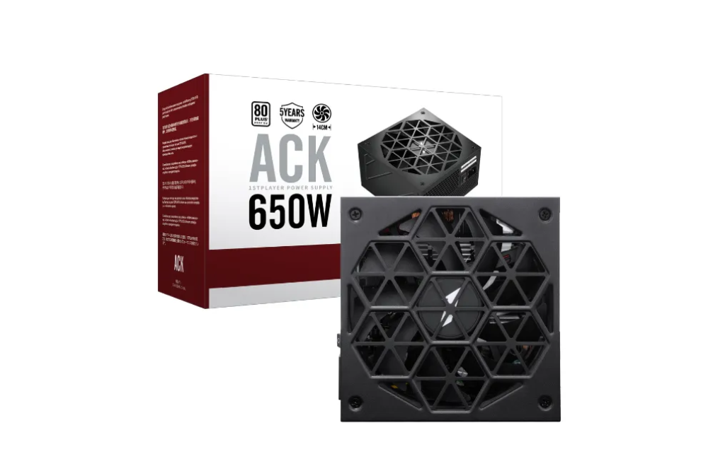 Nguồn 1STPLAYER ACK-STD-650 650W Đen