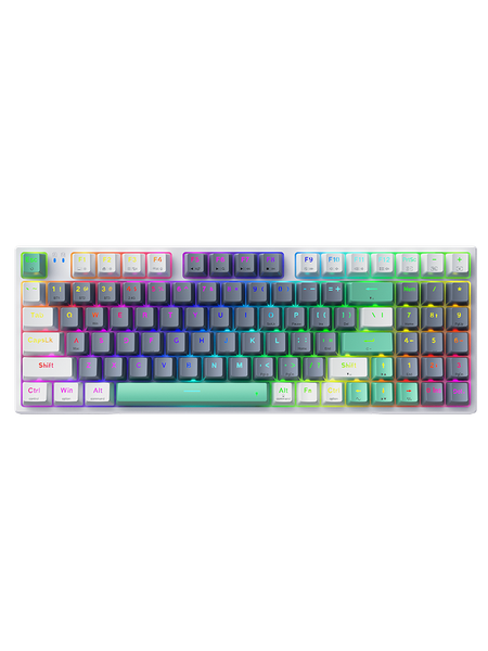 Bàn phím cơ Machenike K500 Pro-B94W Tri-Mode RGB