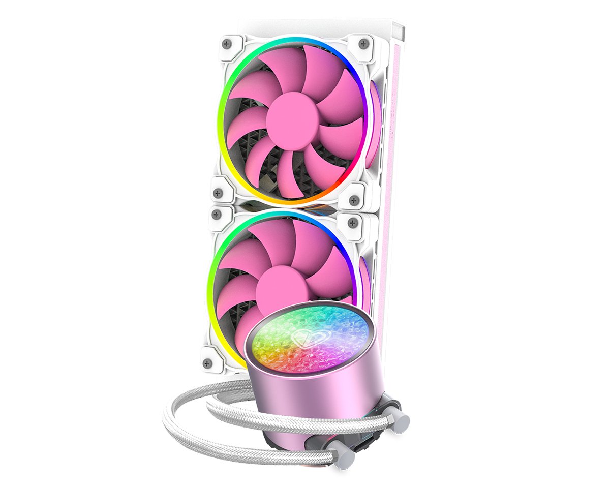 ID Cooling Pinkflow 240 Diamond với LED ARGB ID Cooling Pinkflow 240 Diamond với LED ARGB