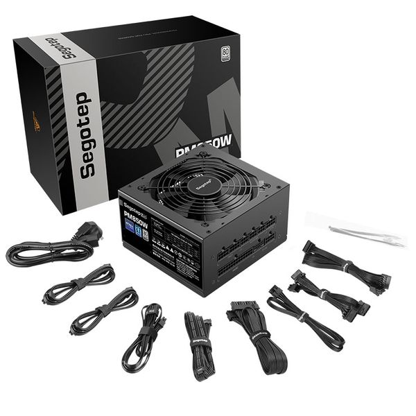 Nguồn Máy Tính Segotep PM 850W Black | Đen, 850W, 80 Plus Platinum
