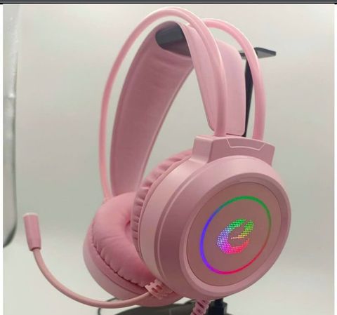 Tai Nghe Gaming HT-98 (USB) Led RGB – Sound 7.1 (Đen, Hồng)