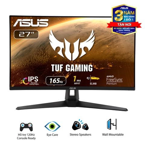 Màn hình ASUS TUF GAMING VG279Q1A 27 INCH IPS 165Hz G-Sync