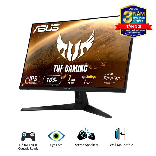 Màn hình ASUS TUF GAMING VG279Q1A 27 INCH IPS 165Hz G-Sync