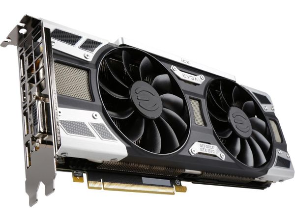 Card màn hình EVGA GTX 1070 SC2 Gaming 8GB OC Cũ