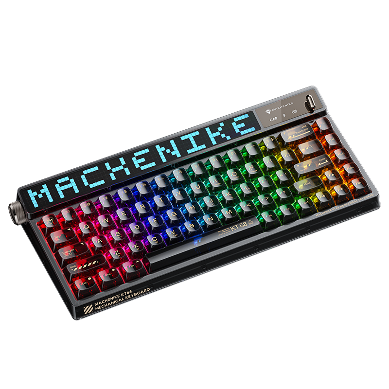 Phím Cơ Machenike KT68 Pro (North Pole Switch Đen) Không Dây