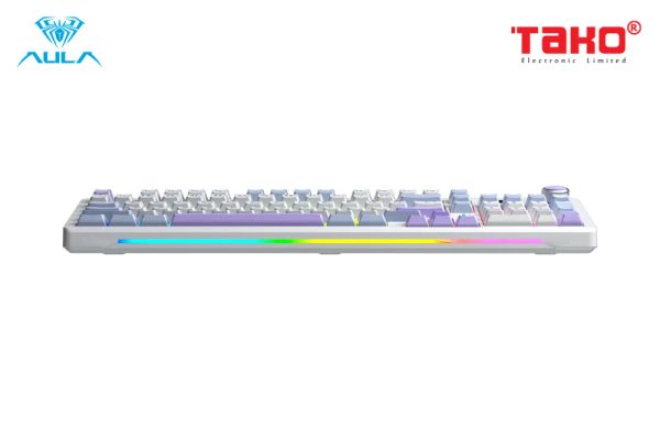 Phím Cơ Aula S98 Pro (Nimbus V3 Switch Xanh Dương Trắng Tím) Không Dây
