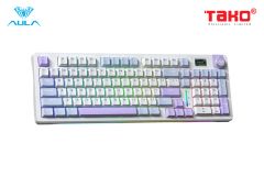 Phím Cơ Aula S98 Pro (Nimbus V3 Switch Xanh Dương Trắng Tím) Không Dây