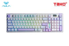 Phím Cơ Aula S98 Pro (Nimbus V3 Switch Xanh Dương Trắng Tím) Không Dây