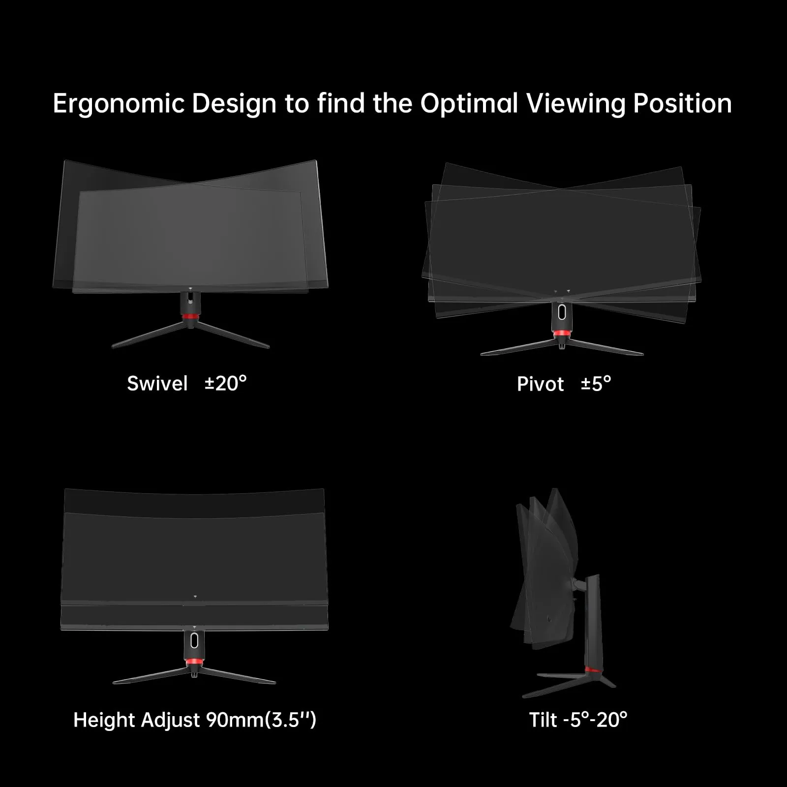 Màn hình Cong Gaming KTC H34S18S 165Hz 2K (34 inch, 3440×1440, VA, 1500R, 165Hz, 1ms, G-Sync)