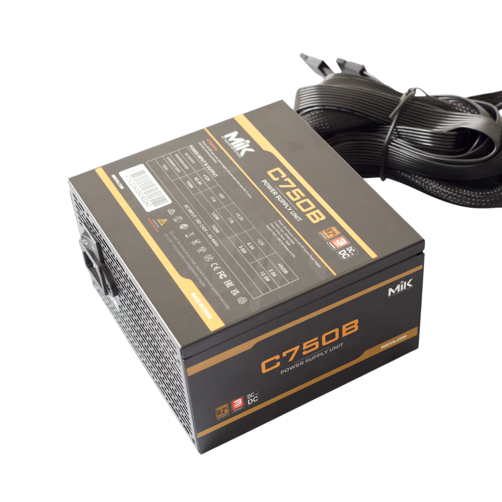 Nguồn MIK C750B 750W 80 Plus Bronze