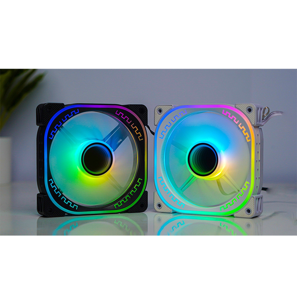 Fan LED RGB CENTAUR TF CT02 | Đen/Trắng