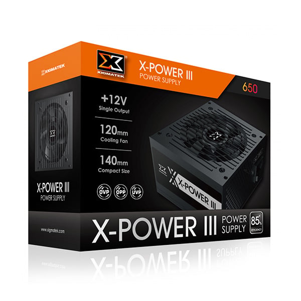 Nguồn Xigmatek X POWER III X650 600W chi tiết