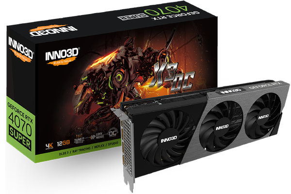 Card đồ họa VGA INNO3D RTX 4070 Super X3 OC