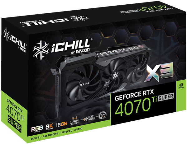 Card màn hình Inno3D RTX 4070 Ti Super iChill X3