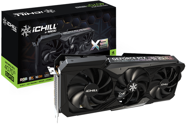 Card đồ họa VGA INNO3D RTX 4070 Ti Super iChill X3