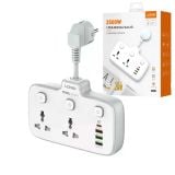 Ổ cắm điện LDNIO 3A1C SC2413 (2port + 3USB + Type-C 2500W)