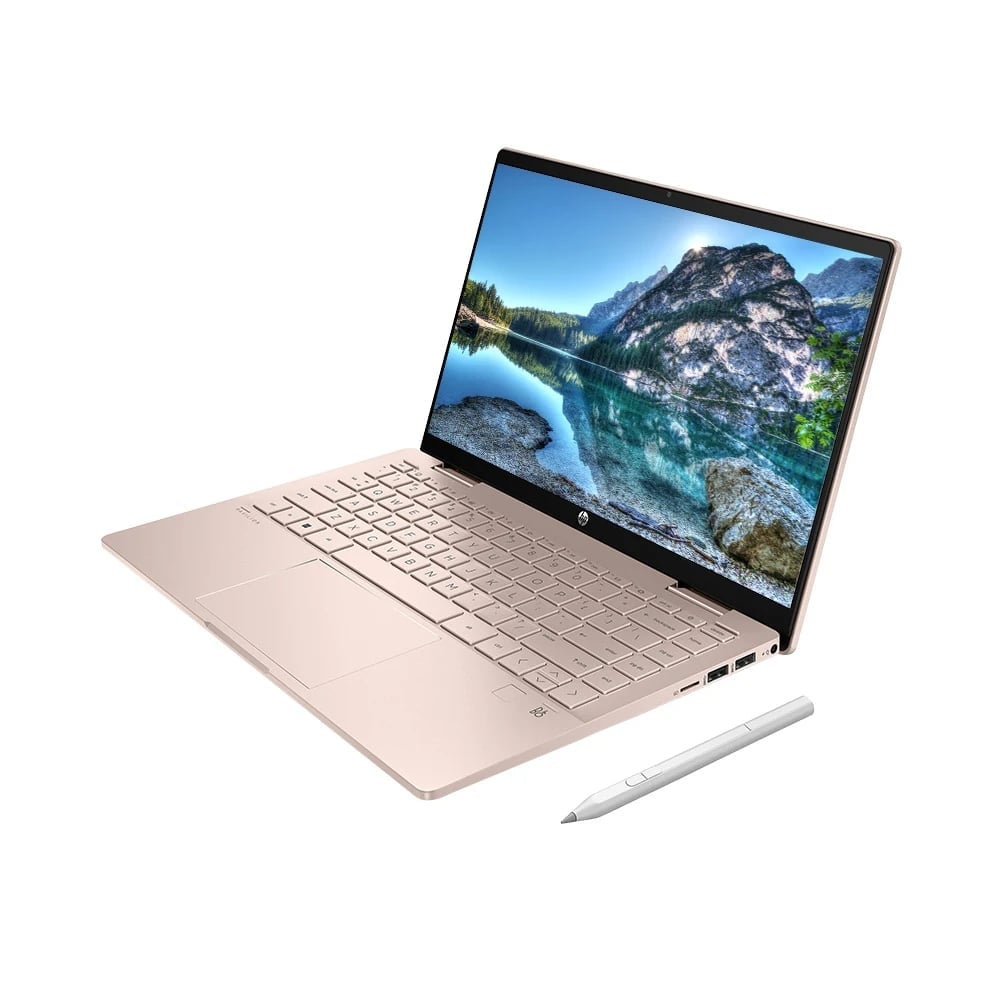Laptop HP Pavilion X360 14-ek1049TU 80R27PA (Intel Core i5-1335U | 16GB | 512GB | Intel Iris Xe | 14 inch FHD | Cảm ứng | Win 11 | Vàng)