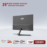 Màn hình văn phòng VSP V2510F1 | 24.5 inch, Full HD, VA, 100Hz, 1ms, Đen