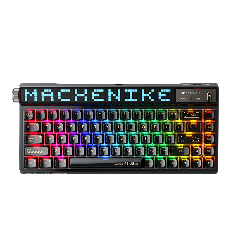 Phím Cơ Machenike KT68 Pro (North Pole Switch Đen) Không Dây
