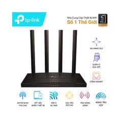 Bộ phát wifi TP-Link Archer C80 (Chuẩn AC/ AC1900Mbps/ 4 Ăng-ten ngoài/ Wifi Mesh/ 35 User)