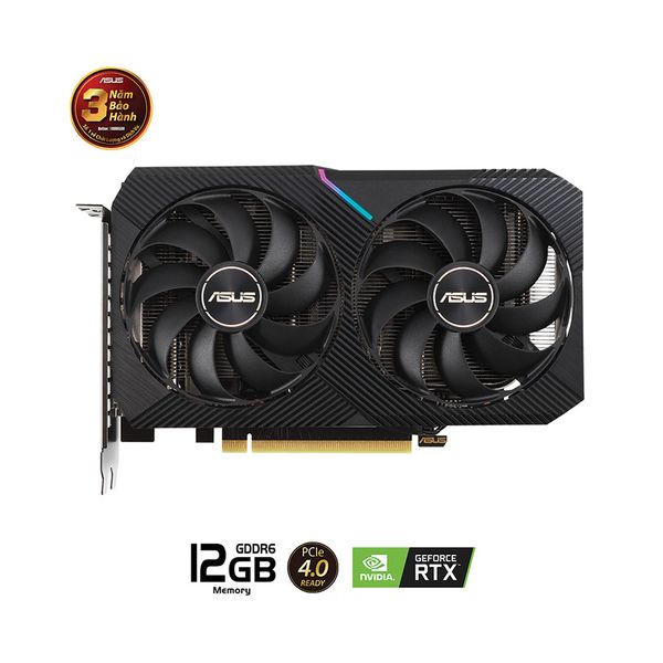 Card màn hình Asus Dual RTX 3060 V2 12GB GDDR6