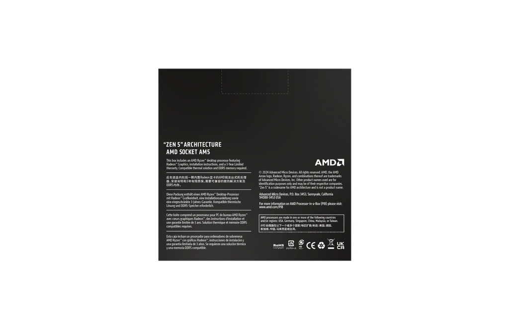 CPU AMD Ryzen 9 9950X (5.70 GHz, 16 Nhân 32 Luồng)