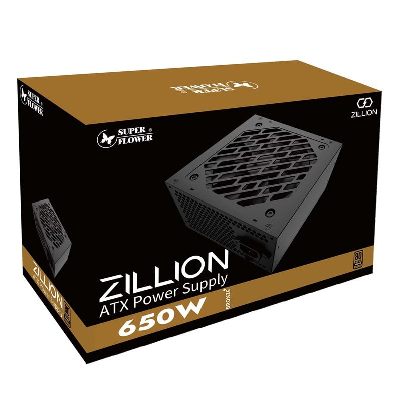Nguồn SuperFlower Zillion DB 650W 80 Plus Bronze Nguồn SuperFlower Zillion DB 650W 80 Plus Bronze