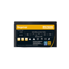 Nguồn Segotep BN750W 750W 80 Plus Bronze PCIe 5.1 Đen