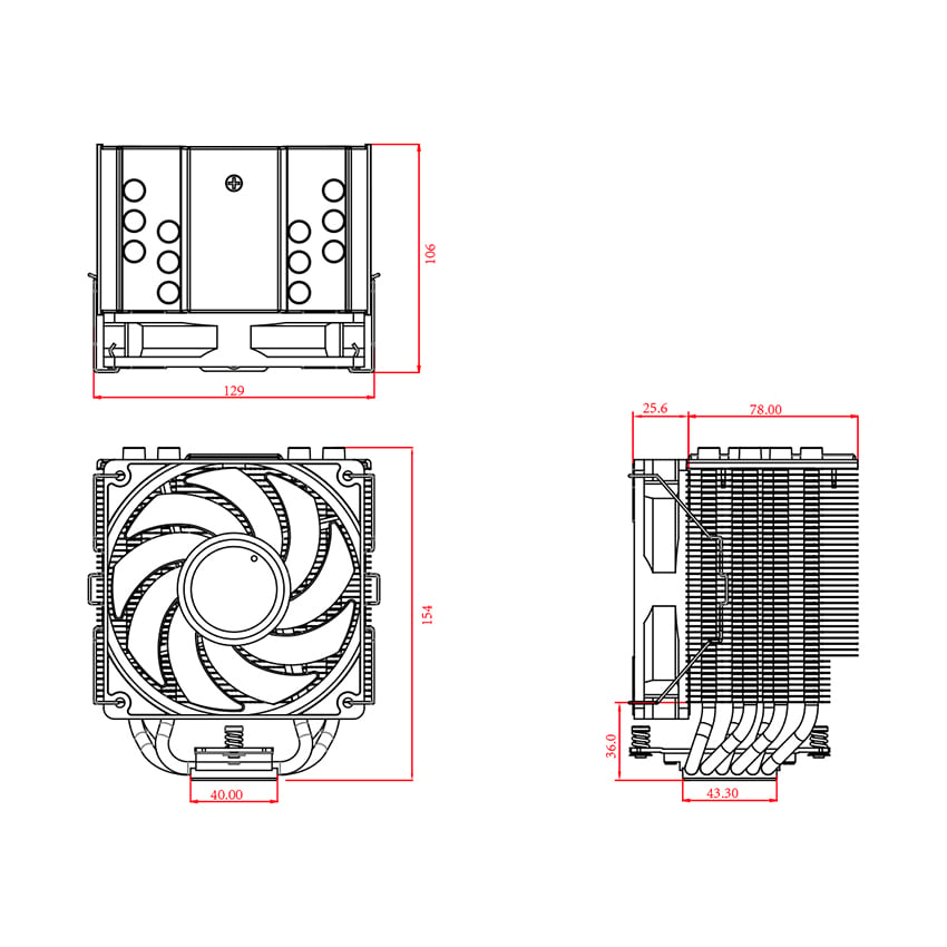 Tản nhiệt khí ID-Cooling SE-226-XT ARGB