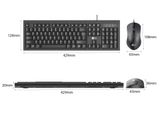 Bộ Bàn phím chuột Lecoo CM101 đen (USB)